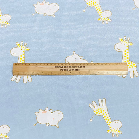 Pound A Metre 3 Metres Printed Silky Satin- 55" Wide (Giraffe)