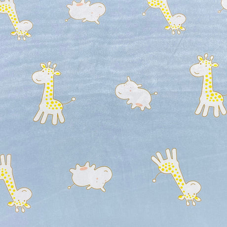 Pound A Metre 3 Metres Printed Silky Satin- 55" Wide (Giraffe)