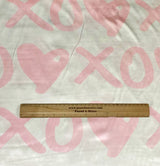 Pound A Metre 3 Metres Printed Silky Satin- 55" Wide (XOXO)