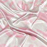 Pound A Metre 3 Metres Printed Silky Satin- 55" Wide (XOXO)