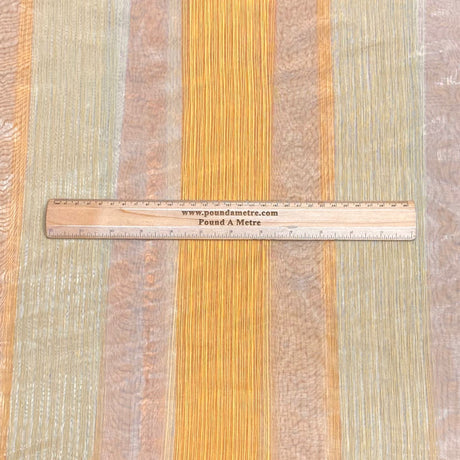 Pound A Metre 3 Metre 3 Metres Printed Soft Organza 55" Wide (Orange)