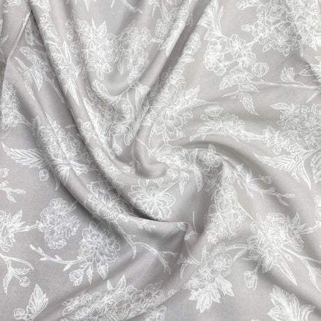 Pound A Metre 3 Metres, Printed Summer Dressmaking Viscose Fabric - 55" Wide (Autumn)