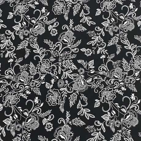 Pound A Metre 3 Metres, Printed Summer Dressmaking Viscose Fabric - 55" Wide (Branch)