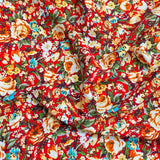 Pound A Metre 3 Metres, Printed Summer Dressmaking Viscose Fabric - 55" Wide (Bright)