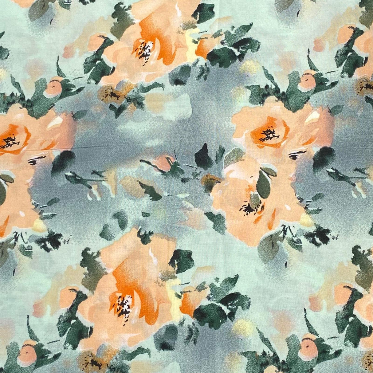 Pound A Metre 3 Metres, Printed Summer Dressmaking Viscose Fabric - 55" Wide (Col1, Num1)