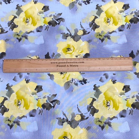 Pound A Metre 3 Metres, Printed Summer Dressmaking Viscose Fabric - 55" Wide (Col1, Num2)