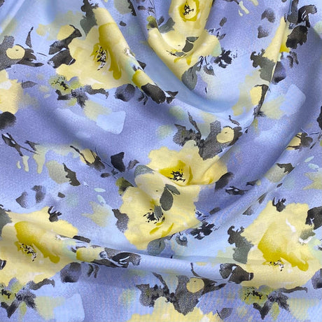 Pound A Metre 3 Metres, Printed Summer Dressmaking Viscose Fabric - 55" Wide (Col1, Num2)