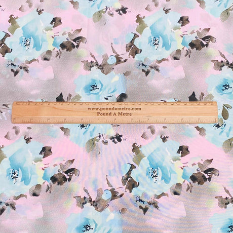 Pound A Metre 3 Metres, Printed Summer Dressmaking Viscose Fabric - 55" Wide (Col1, Num3)