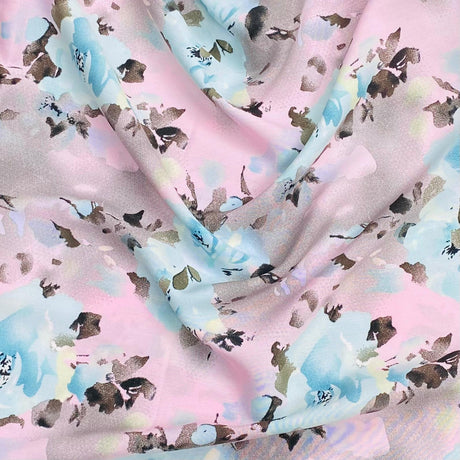 Pound A Metre 3 Metres, Printed Summer Dressmaking Viscose Fabric - 55" Wide (Col1, Num3)
