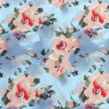 Pound A Metre 3 Metres, Printed Summer Dressmaking Viscose Fabric - 55" Wide (Col1, Num4)