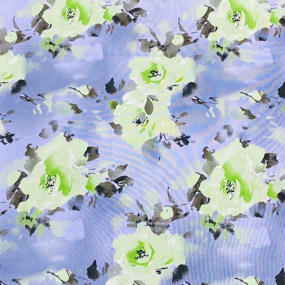Pound A Metre 3 Metres, Printed Summer Dressmaking Viscose Fabric - 55" Wide (Col1, Num5)