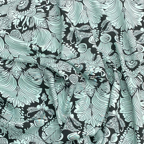 Pound A Metre 3 Metres, Printed Summer Dressmaking Viscose Fabric - 55" Wide (Col2, Num5)