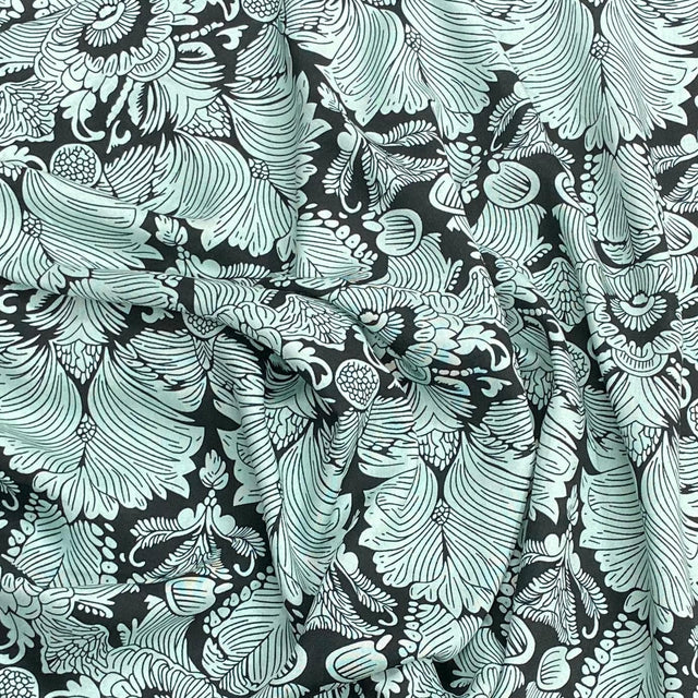 Pound A Metre 3 Metres, Printed Summer Dressmaking Viscose Fabric - 55" Wide (Col2, Num5)
