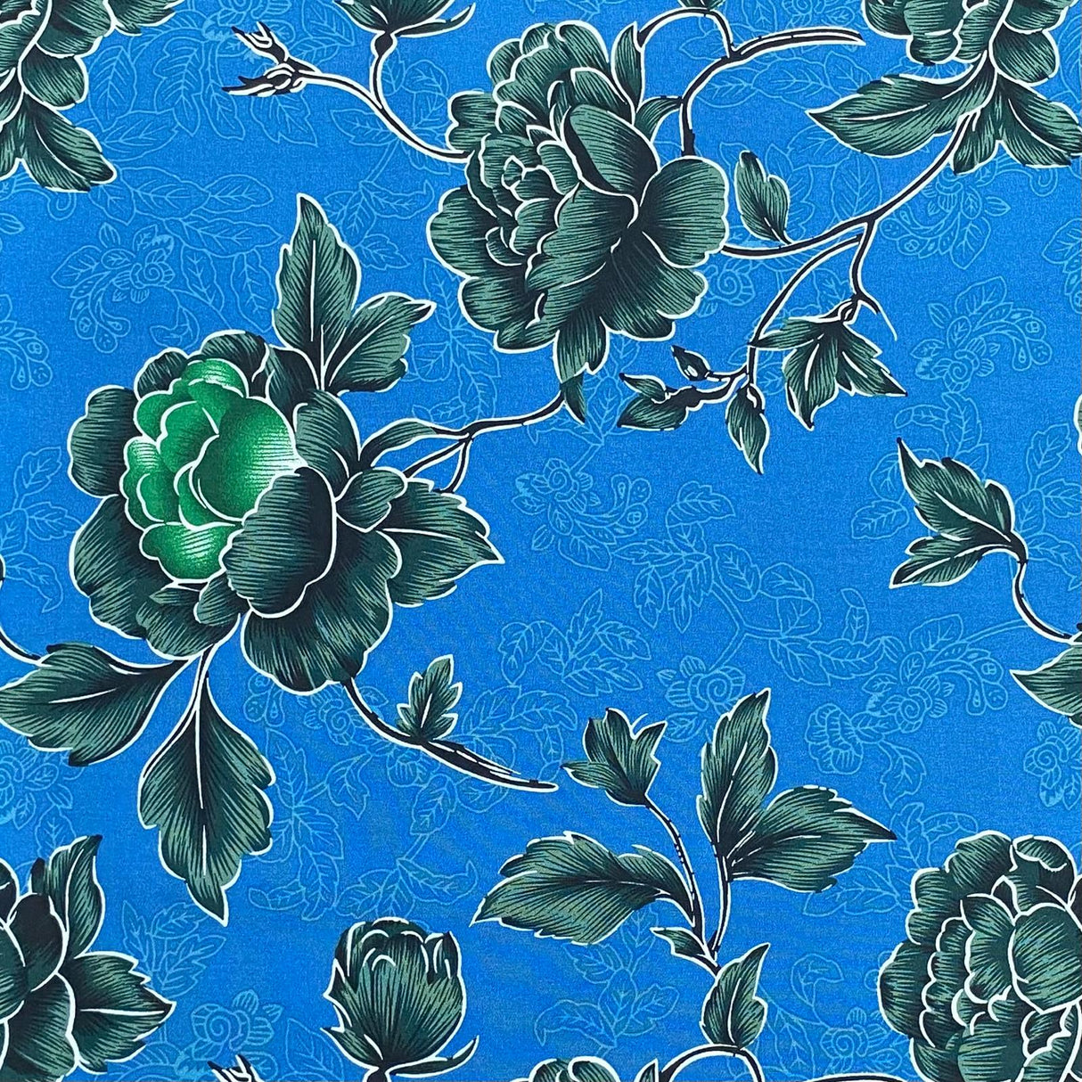 Pound A Metre 3 Metres, Printed Summer Dressmaking Viscose Fabric - 55" Wide (Col3, Num5)
