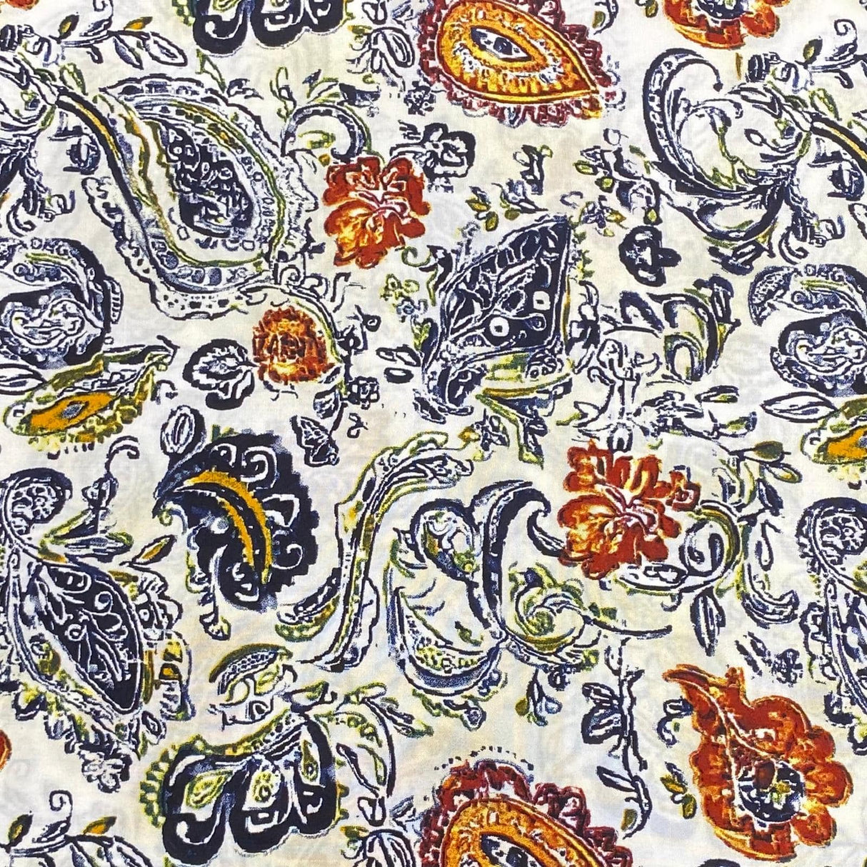 Pound A Metre 3 Metres, Printed Summer Dressmaking Viscose Fabric - 55" Wide (Col4, Num1)