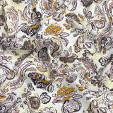 Pound A Metre 3 Metres, Printed Summer Dressmaking Viscose Fabric - 55" Wide (Col4, Num2)