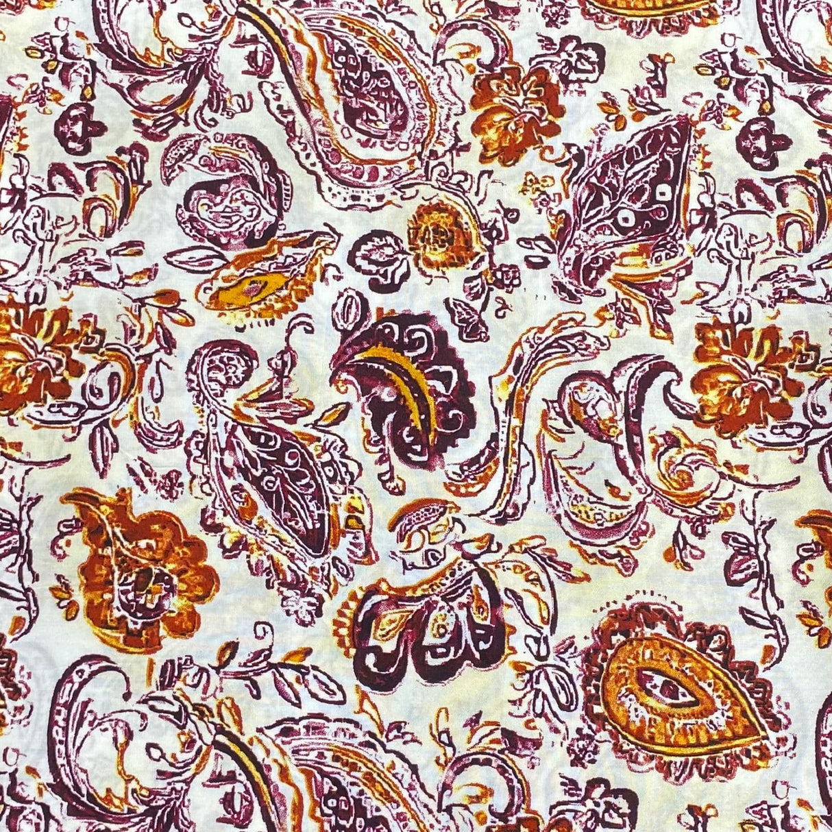 Pound A Metre 3 Metres, Printed Summer Dressmaking Viscose Fabric - 55" Wide (Col4, Num3)