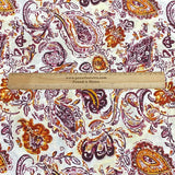 Pound A Metre 3 Metres, Printed Summer Dressmaking Viscose Fabric - 55" Wide (Col4, Num3)