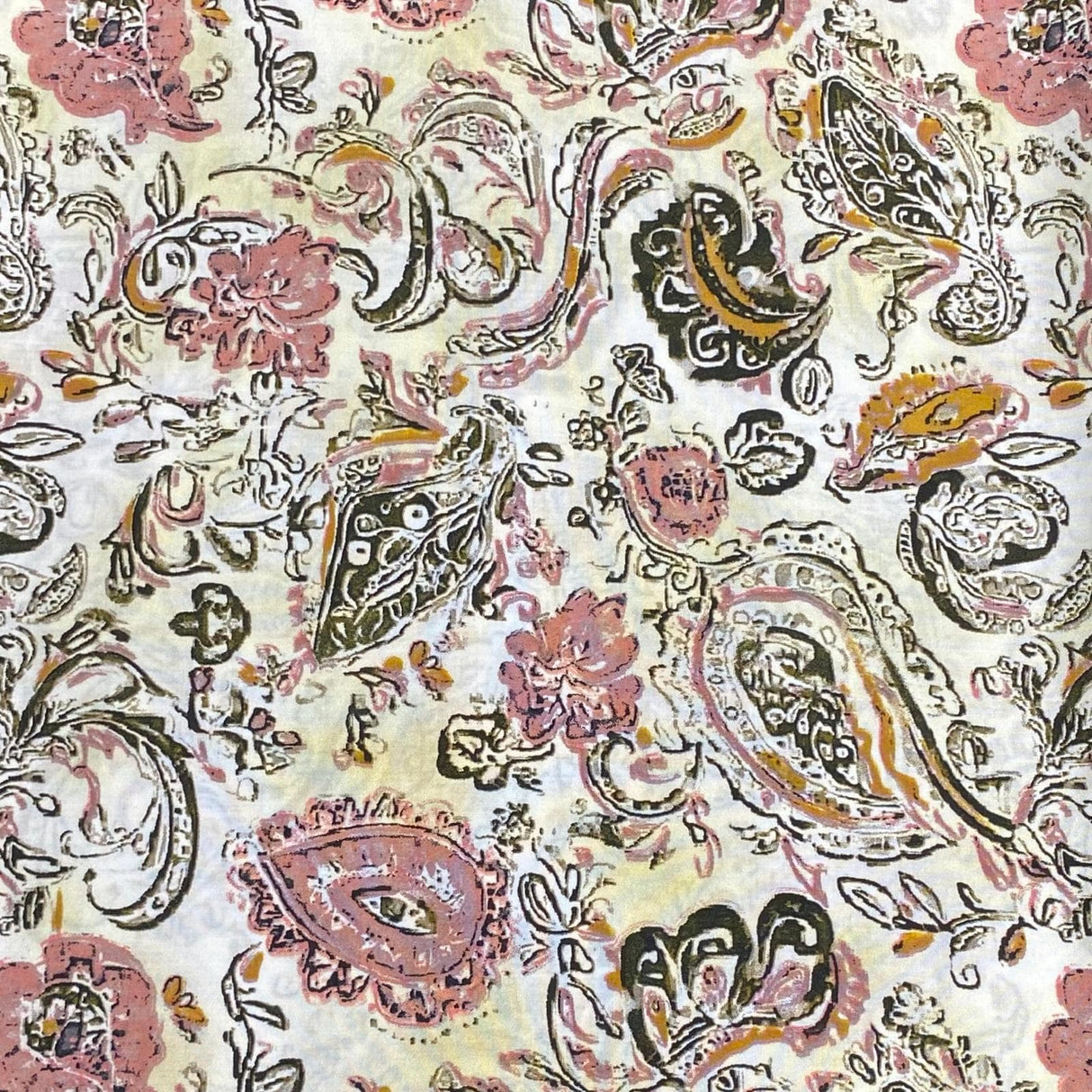 Pound A Metre 3 Metres, Printed Summer Dressmaking Viscose Fabric - 55" Wide (Col4, Num4)