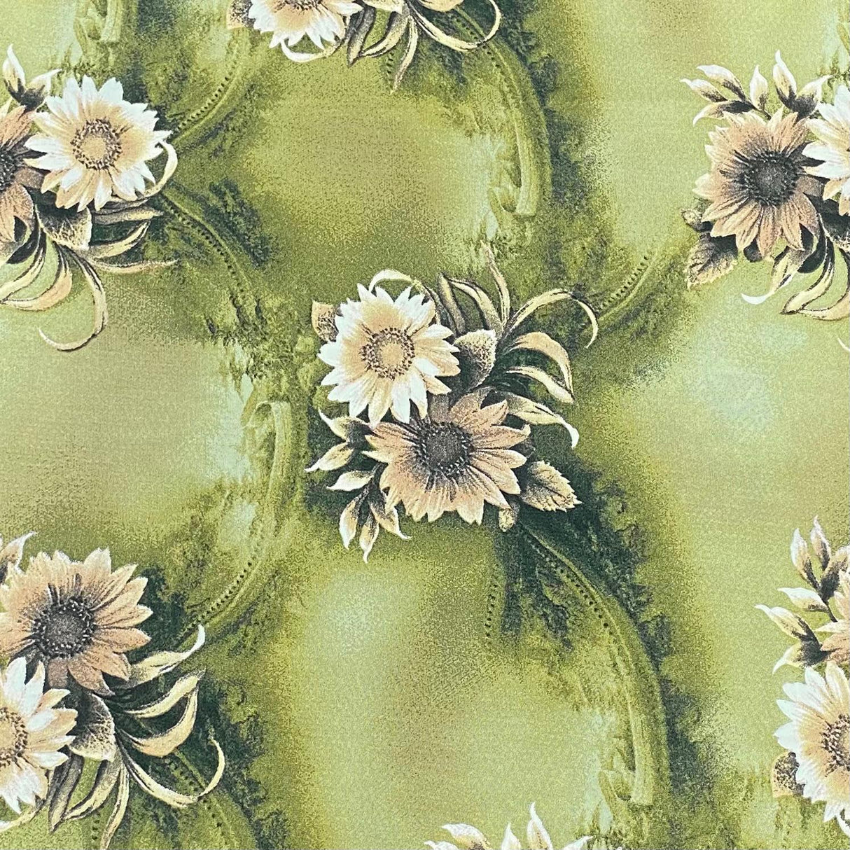 Pound A Metre 3 Metres, Printed Summer Dressmaking Viscose Fabric - 55" Wide (Col5, Num2)