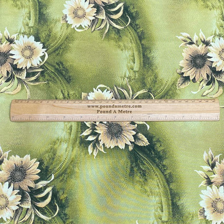 Pound A Metre 3 Metres, Printed Summer Dressmaking Viscose Fabric - 55" Wide (Col5, Num2)