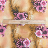 Pound A Metre 3 Metres, Printed Summer Dressmaking Viscose Fabric - 55" Wide (Col5, Num5)