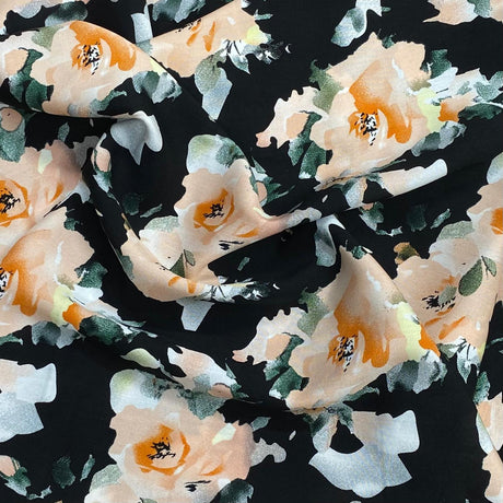 Pound A Metre 3 Metres, Printed Summer Dressmaking Viscose Fabric - 55" Wide (Col6, Rand3)