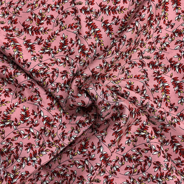 Pound A Metre 3 Metres, Printed Summer Dressmaking Viscose Fabric - 55" Wide (Enchanted Bramble)