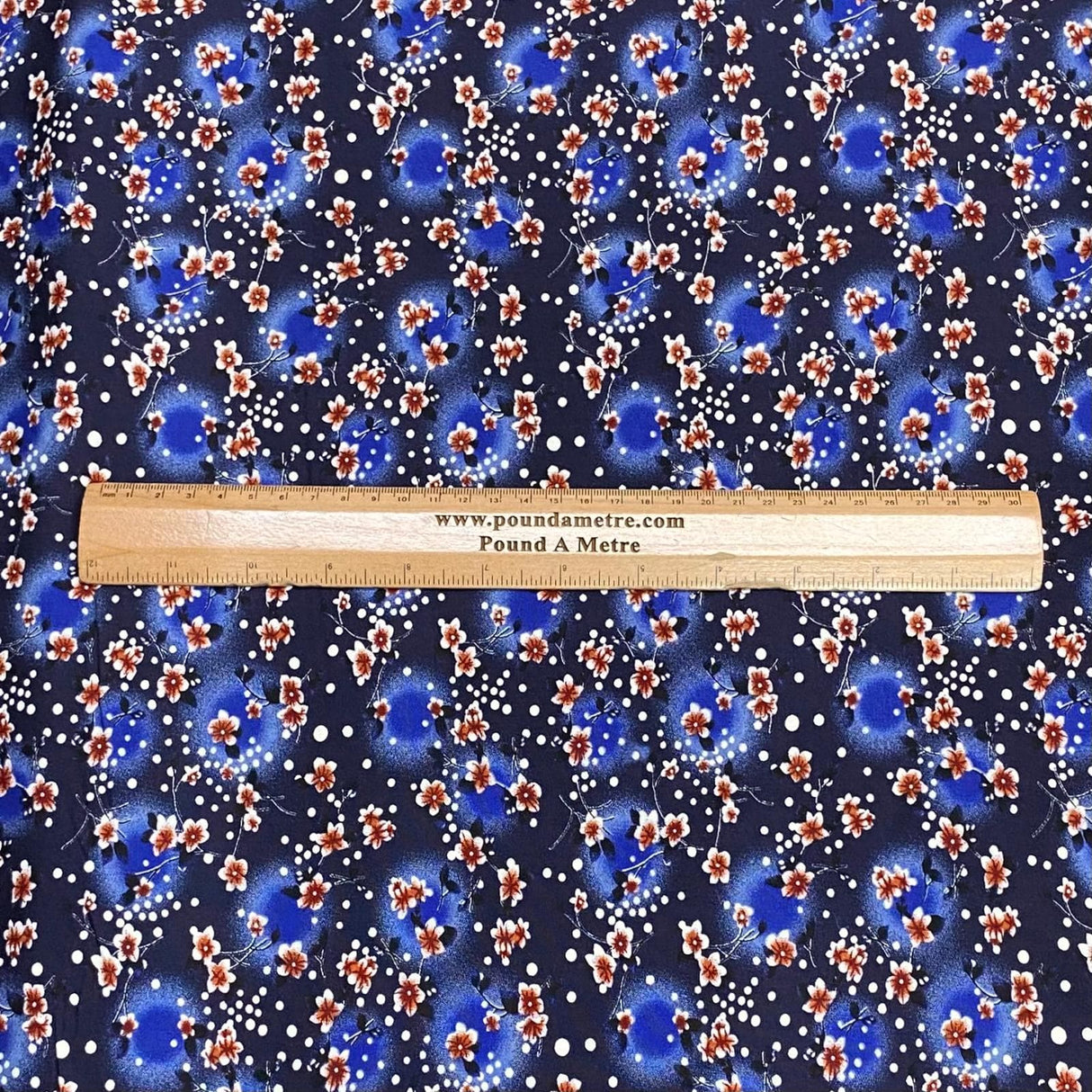 Pound A Metre 3 Metres, Printed Summer Dressmaking Viscose Fabric - 55" Wide (Galaxy)