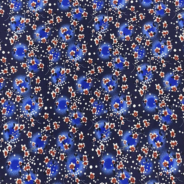 Pound A Metre 3 Metres, Printed Summer Dressmaking Viscose Fabric - 55" Wide (Galaxy)