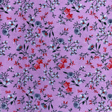 Pound A Metre 3 Metres, Printed Summer Dressmaking Viscose Fabric - 55" Wide (Lavender Bloom)