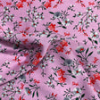 Pound A Metre 3 Metres, Printed Summer Dressmaking Viscose Fabric - 55" Wide (Lavender Bloom)