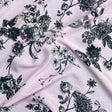 Pound A Metre 3 Metres, Printed Summer Dressmaking Viscose Fabric - 55" Wide (Lilac Noir)