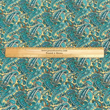 Pound A Metre 3 Metres, Printed Summer Dressmaking Viscose Fabric - 55" Wide (Paisley)