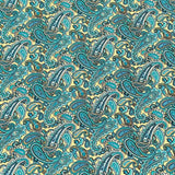 Pound A Metre 3 Metres, Printed Summer Dressmaking Viscose Fabric - 55" Wide (Paisley)