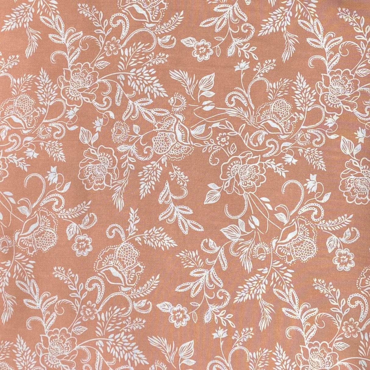 Pound A Metre 3 Metres, Printed Summer Dressmaking Viscose Fabric - 55" Wide (Peach)