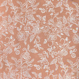 Pound A Metre 3 Metres, Printed Summer Dressmaking Viscose Fabric - 55" Wide (Peach)