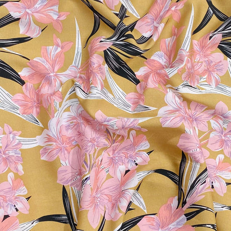 Pound A Metre 3 Metres, Printed Summer Dressmaking Viscose Fabric - 55" Wide (Viscose 23)
