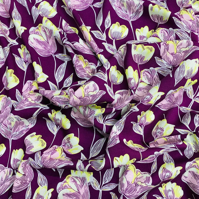 Pound A Metre 3 Metres, Printed Summer Dressmaking Viscose Fabric - 55" Wide (Viscose 31)