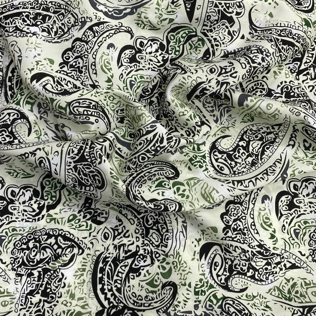 Pound A Metre 3 Metres, Printed Summer Dressmaking Viscose Fabric - 55" Wide (Viscose 56)