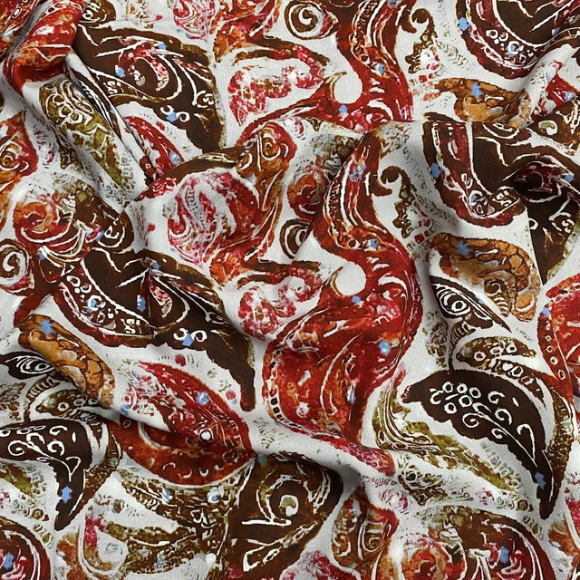 Pound A Metre 3 Metres, Printed Summer Dressmaking Viscose Fabric - 55" Wide (Viscose 57)