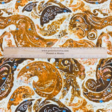 Pound A Metre 3 Metres, Printed Summer Dressmaking Viscose Fabric - 55" Wide (Viscose 60)