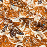 Pound A Metre 3 Metres, Printed Summer Dressmaking Viscose Fabric - 55" Wide (Viscose 60)
