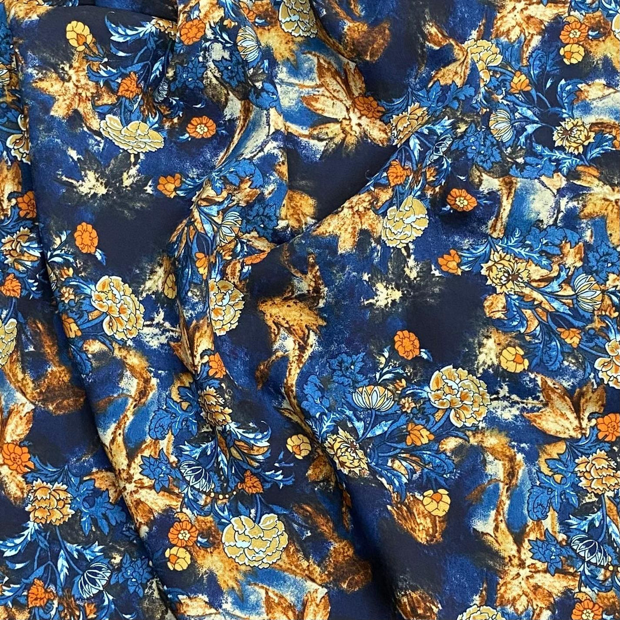 Pound A Metre 3 Metres, Printed Summer Dressmaking Viscose Fabric - 55" Wide (Viscose 61)