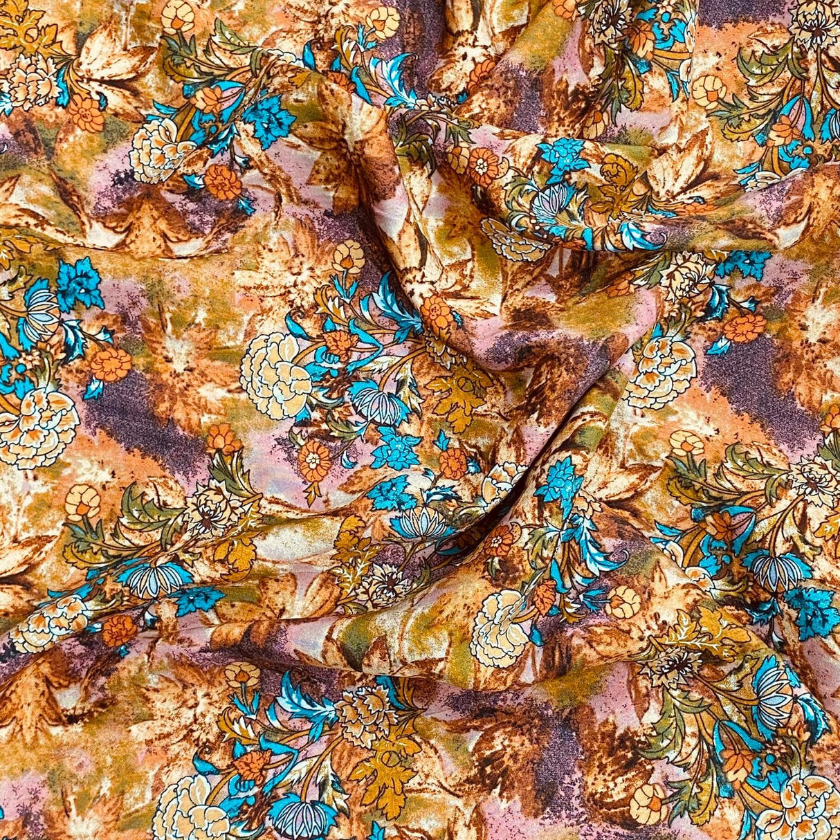 Pound A Metre 3 Metres, Printed Summer Dressmaking Viscose Fabric - 55" Wide (Viscose 65)