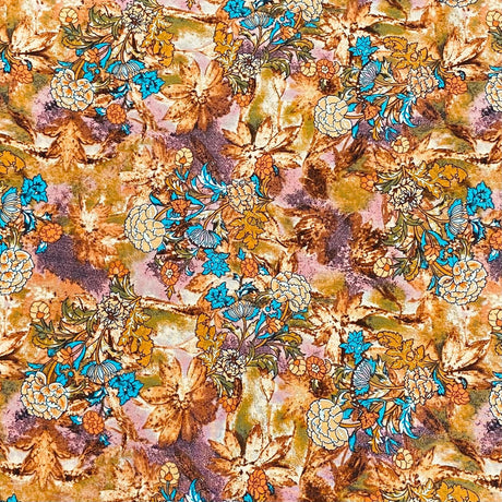 Pound A Metre 3 Metres, Printed Summer Dressmaking Viscose Fabric - 55" Wide (Viscose 65)