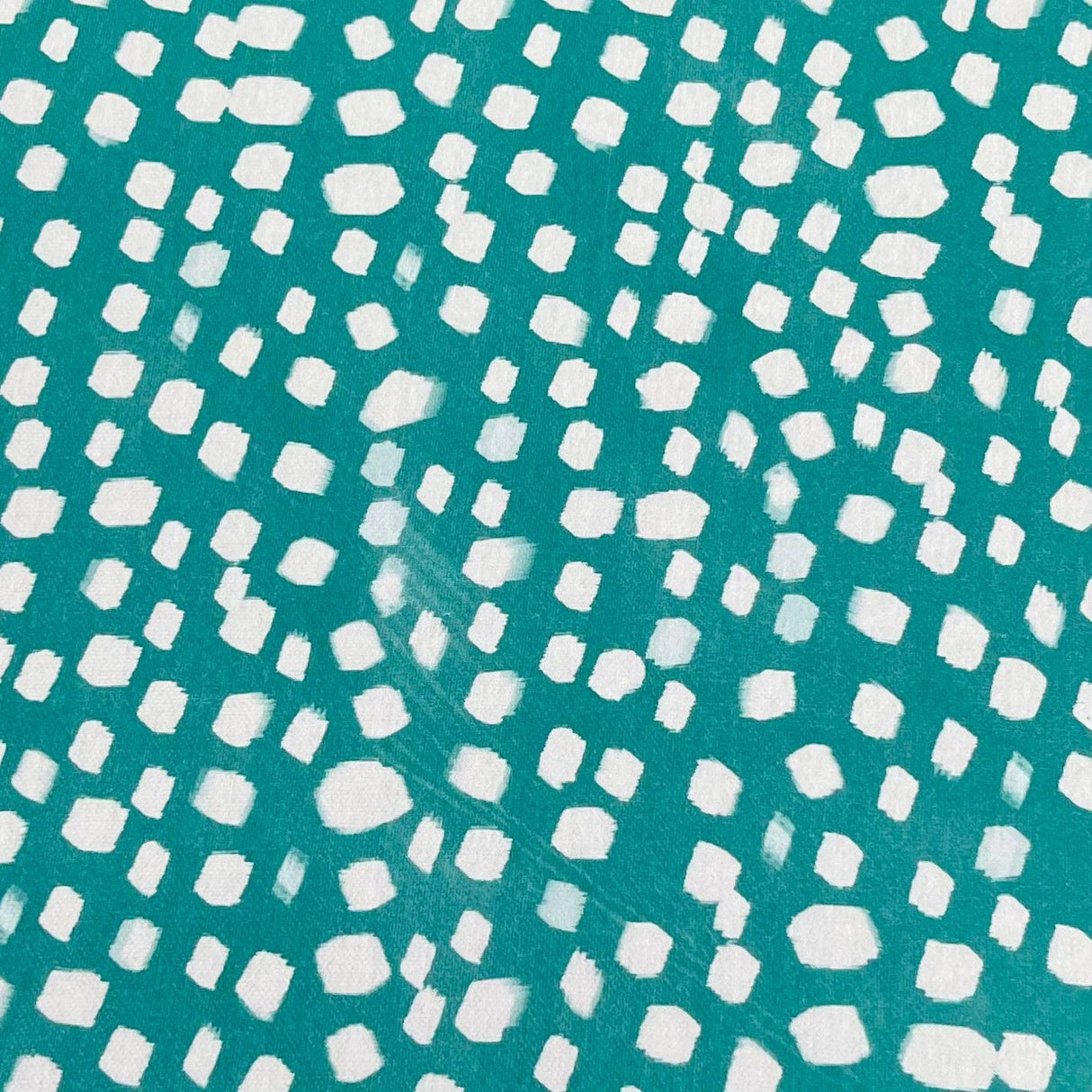 Pound A Metre 3 Metres, Printed Sweatshirt Jersey 55” Wide (Green Dots)