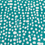 Pound A Metre 3 Metres, Printed Sweatshirt Jersey 55” Wide (Green Dots)