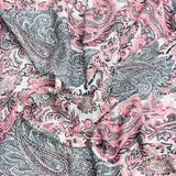 Pound A Metre 3 Metres, Printed Sweatshirt Jersey 55” Wide (Paisley)