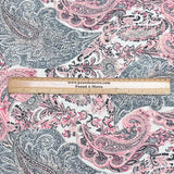 Pound A Metre 3 Metres, Printed Sweatshirt Jersey 55” Wide (Paisley)